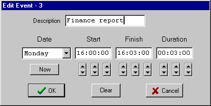 Event editor